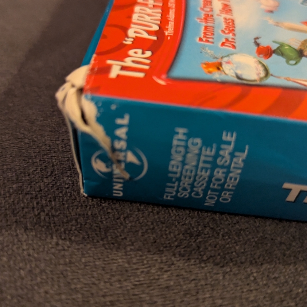 Dr Seuss' The Cat in the Hat Demo Promo Screener VHS Tape TESTED - Picture 7 of 8
